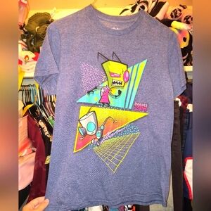 Nickelodeon Invader Zim Graphic Tee - Blue